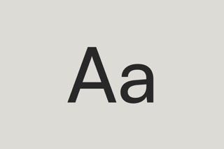 Aa Sans-serif
